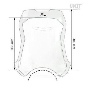 Pare-brise jaune avec support GPS Honda CL250-300-500 / Unit Garage 4105XL_YE