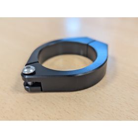 Paire de Colliers de Fixation en Aluminium Noir pour Fourche Moto NEOX
