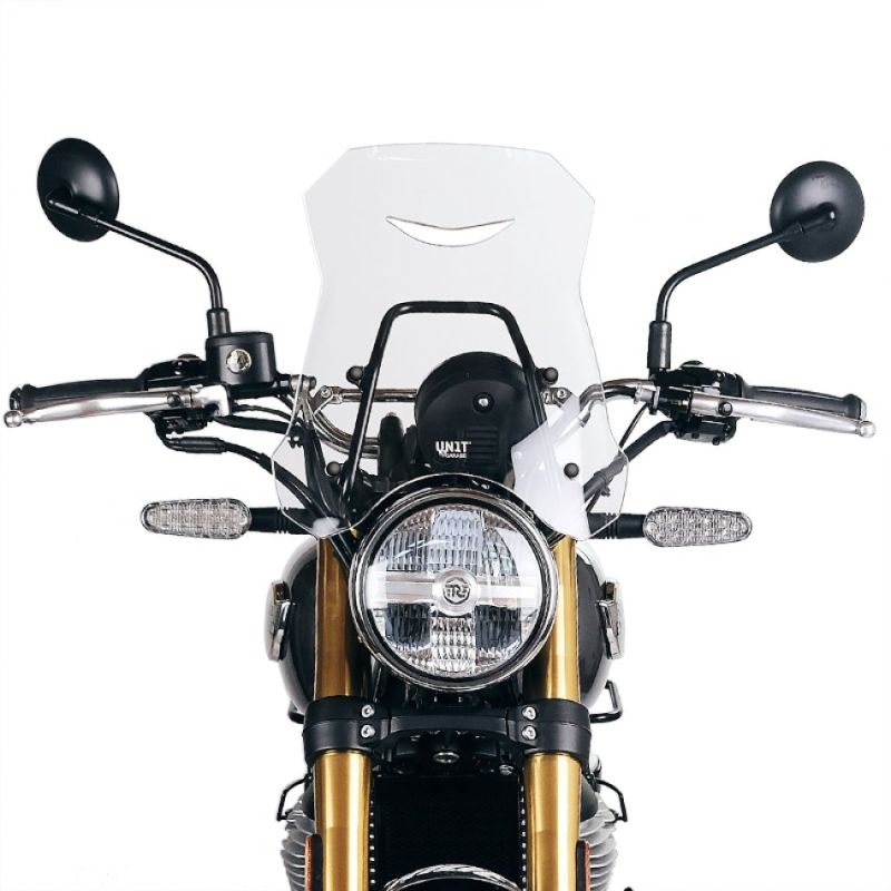 Bulle avec support GPS Royal Enfield Bear 650, Hunter 350 - Unit Garage