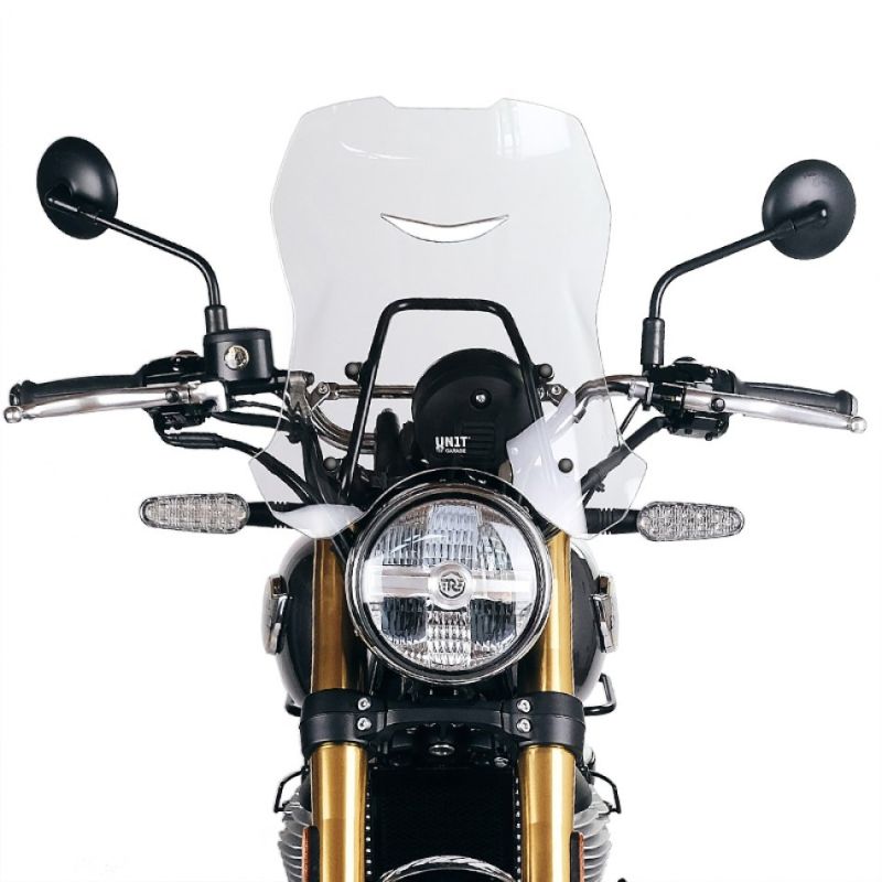 Bulle avec support GPS Royal Enfield Bear 650, Hunter 350 - Unit Garage XL