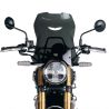 Bulle avec support GPS Royal Enfield Bear 650, Hunter 350 - Unit Garage XL Smoke
