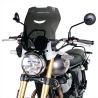 Bulle avec support GPS Royal Enfield Bear 650, Hunter 350 - Unit Garage XL Smoke