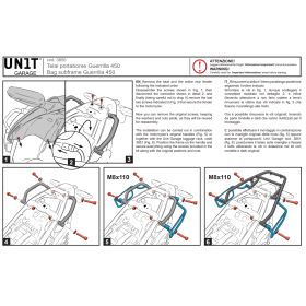 Support sacoche gauche Royal Enfield Guerrilla 450 - Unit Garage 3850SX