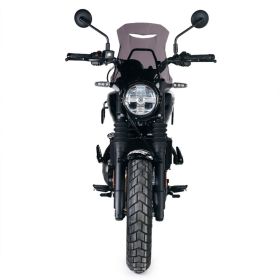Bulle fumée avec support GPS Royal Enfield Guerrilla 450 - Unit Garage 3852DS