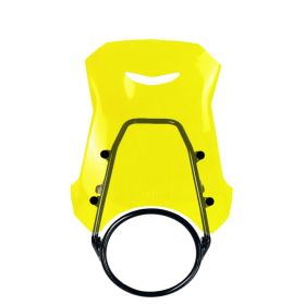 Bulle jaune avec support GPS Royal Enfield Guerrilla 450 - Unit Garage 3852YE