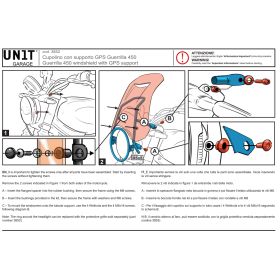 Bulle avec support GPS Royal Enfield Guerrilla 450 - Unit Garage 3852