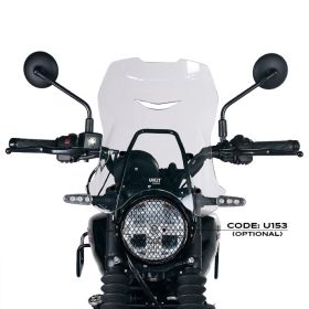 Bulle avec support GPS Royal Enfield Guerrilla 450 - Unit Garage 3852XL_TR