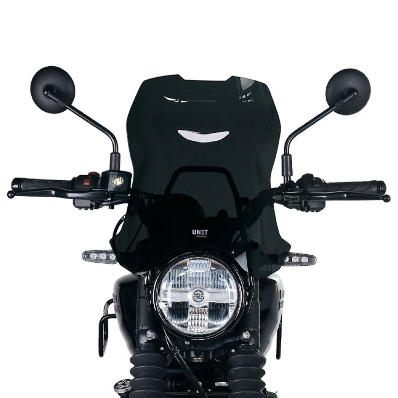 Bulle fumée avec support GPS Royal Enfield Guerrilla 450 - Unit Garage 3852XL_DS