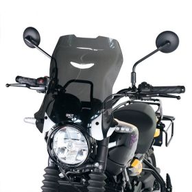Bulle fumée avec support GPS Royal Enfield Guerrilla 450 - Unit Garage 3852XL_DS