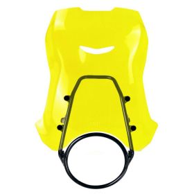 Bulle jaune avec support GPS Royal Enfield Guerrilla 450 - Unit Garage 3852XL_YE