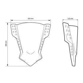 BULLE SUZUKI INAZUMA 250 13-17 / Puig Rafale