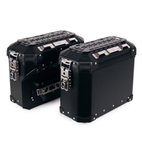 Paire de valises en aluminium 39L+32L Atlas Unit Garage ATL1C_BL