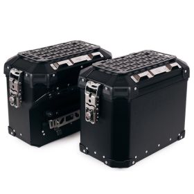 Paire de valises en aluminium 48L+41L Atlas Unit Garage ATL2C_BL