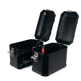 Paire de valises en aluminium 48L+41L Atlas Unit Garage ATL2C_BL