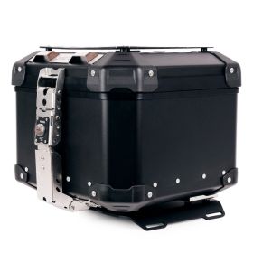 Kit top-case aluminium 44L + plaque porte-bagages Atlas Unit Garage Bundle