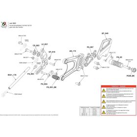 COMMANDES RECULÉES BONAMICI UNICA DUCATI STREETFIGHTER V4 / V4S 2025 - D002