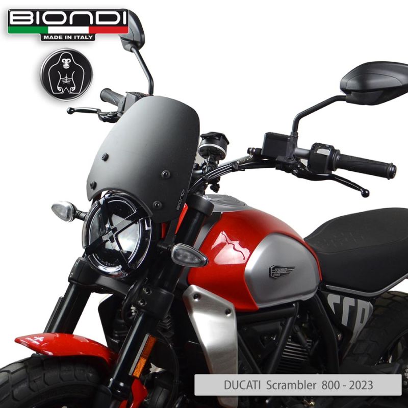 Bulle Sport Ducati Scrambler (23+) - Biondi Noir satiné - 8010490