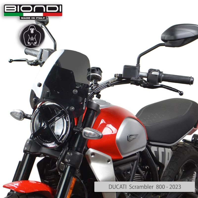 Bulle Sport Ducati Scrambler (23+) - Biondi Fumé Foncé - 8010488