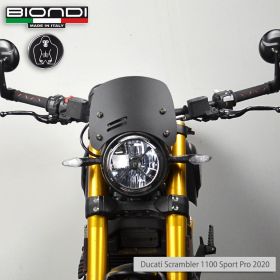 Bulle Caffe Ducati Scrambler (14+) - Biondi Noir Satiné