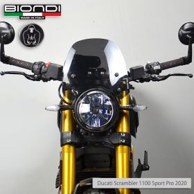 Bulle Sport Ducati Scrambler (14+) - Biondi Fumé Foncé - 8010406