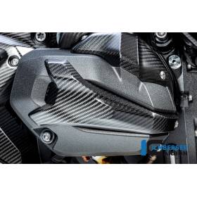Cache d'antiparasite droit mat BMW R1300R / R1300RS - Ilmberger Carbon