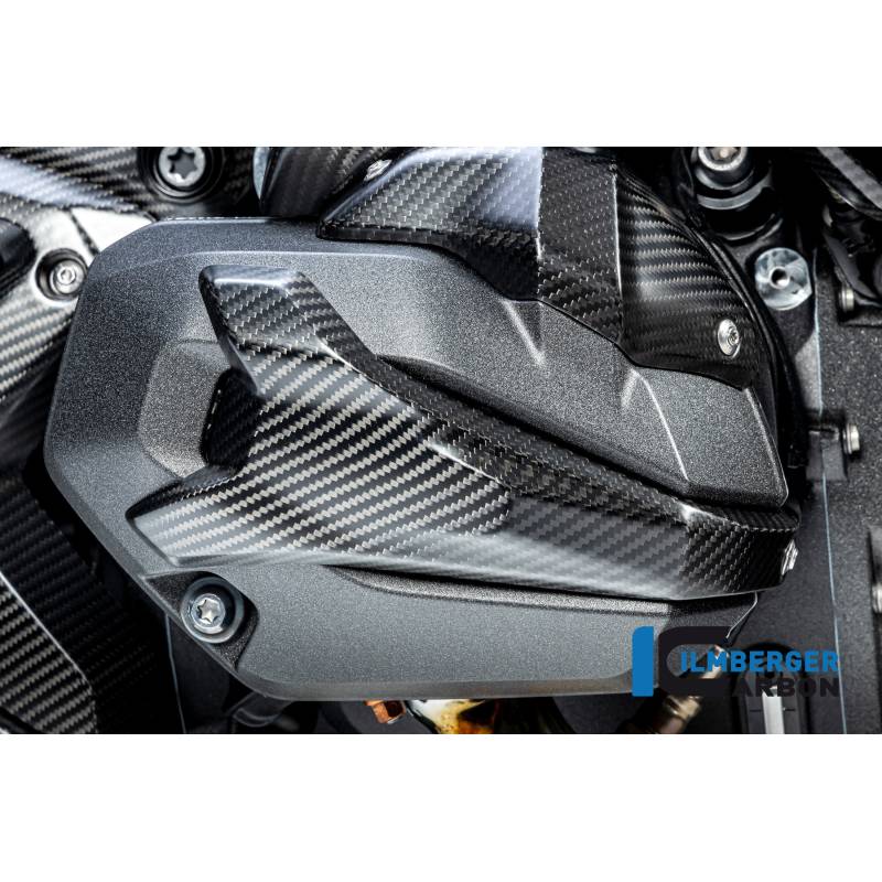 Cache d'antiparasite droit mat BMW R1300R / R1300RS - Ilmberger Carbon