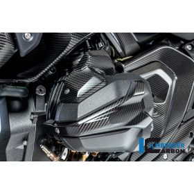Cache d'antiparasite gauche mat BMW R1300R / R1300RS - Ilmberger Carbon