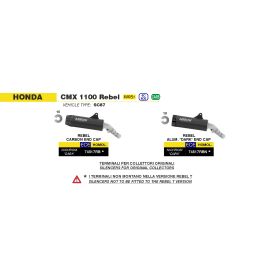 Silencieux homologué Honda CMX1100 Rebel (type SC87) Arrow 74517RB