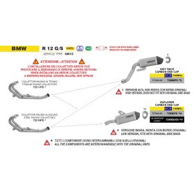 Silencieux homologué BMW R12 G/S (2025-) Arrow 72690PK