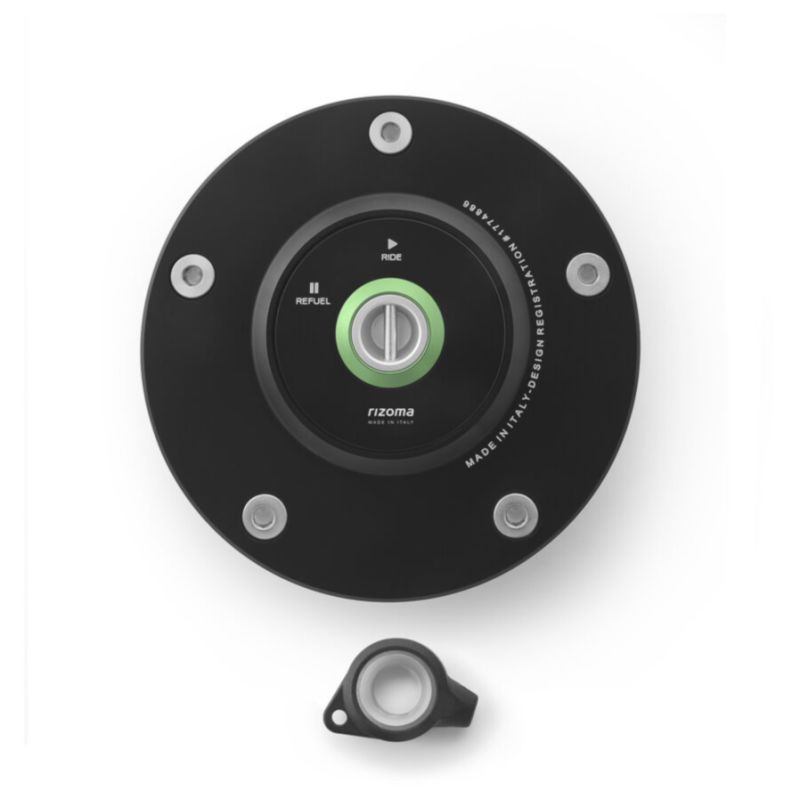 Bouchon réservoir essence Kawasaki - Rizoma Noir - TF011B