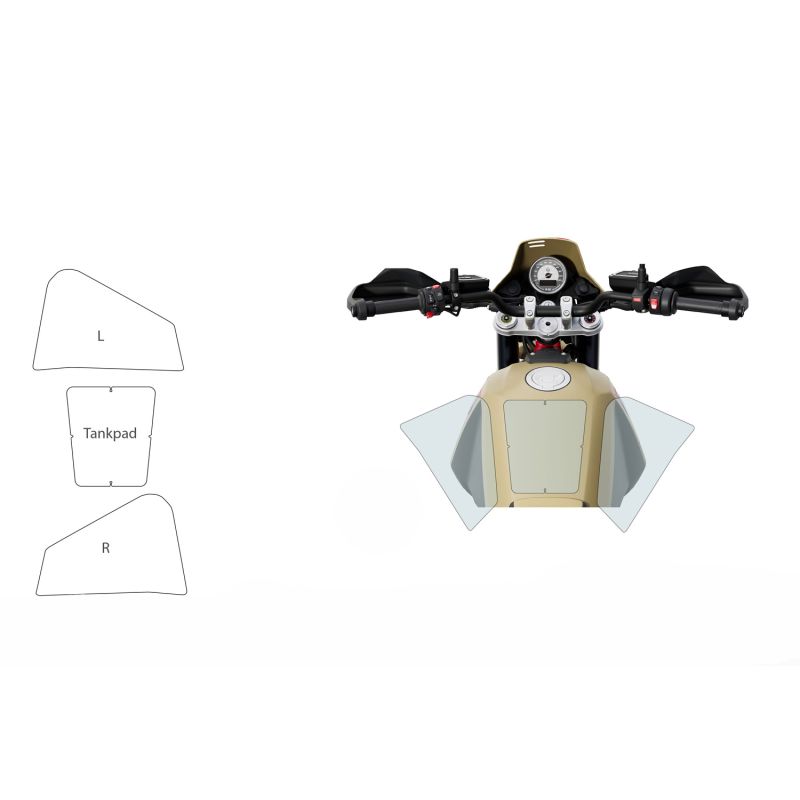 Protection peinture réservoir BMW R12 G/S - Wunderlich 35971-300