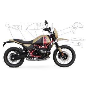 Kit film protection peinture BMW R12 G/S - Wunderlich 35971-200