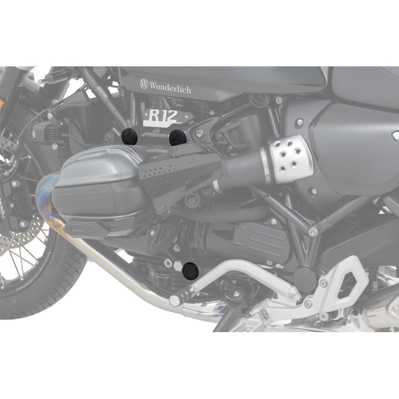 Kit bouchons de cadre (6 pièces) BMW R12 - Wunderlich 34131-002