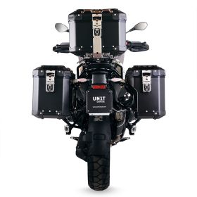 Pack Top Case Aluminium Atlas (44L) & Support Inox - Triumph Scrambler 1200 X / XC / XE