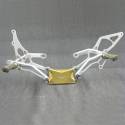Commandes reculées Honda CBR600RR 07-12 / Robby Moto