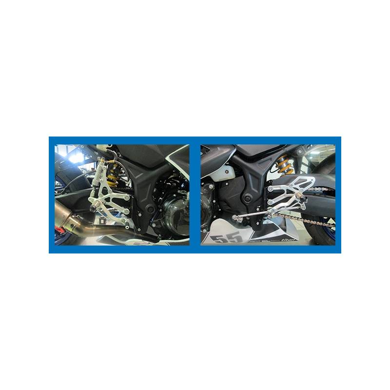 Commandes reculées Yamaha YZF-R3 / Robby EVO S