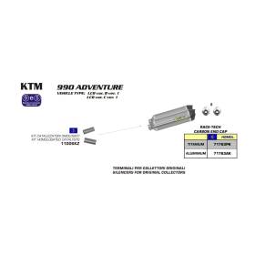 SILENCIEUX KTM 990 ADVENTURE 06-16 / ARROW