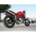 Silencieux haut DUCATI MONSTER S4RS 06-08 / Spark Rond Titane