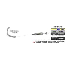 SILENCIEUX KAWASAKI ER6N-F 05-11 / ARROW 71698