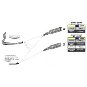 SILENCIEUX GSXR600-750 06-07 / ARROW 71702